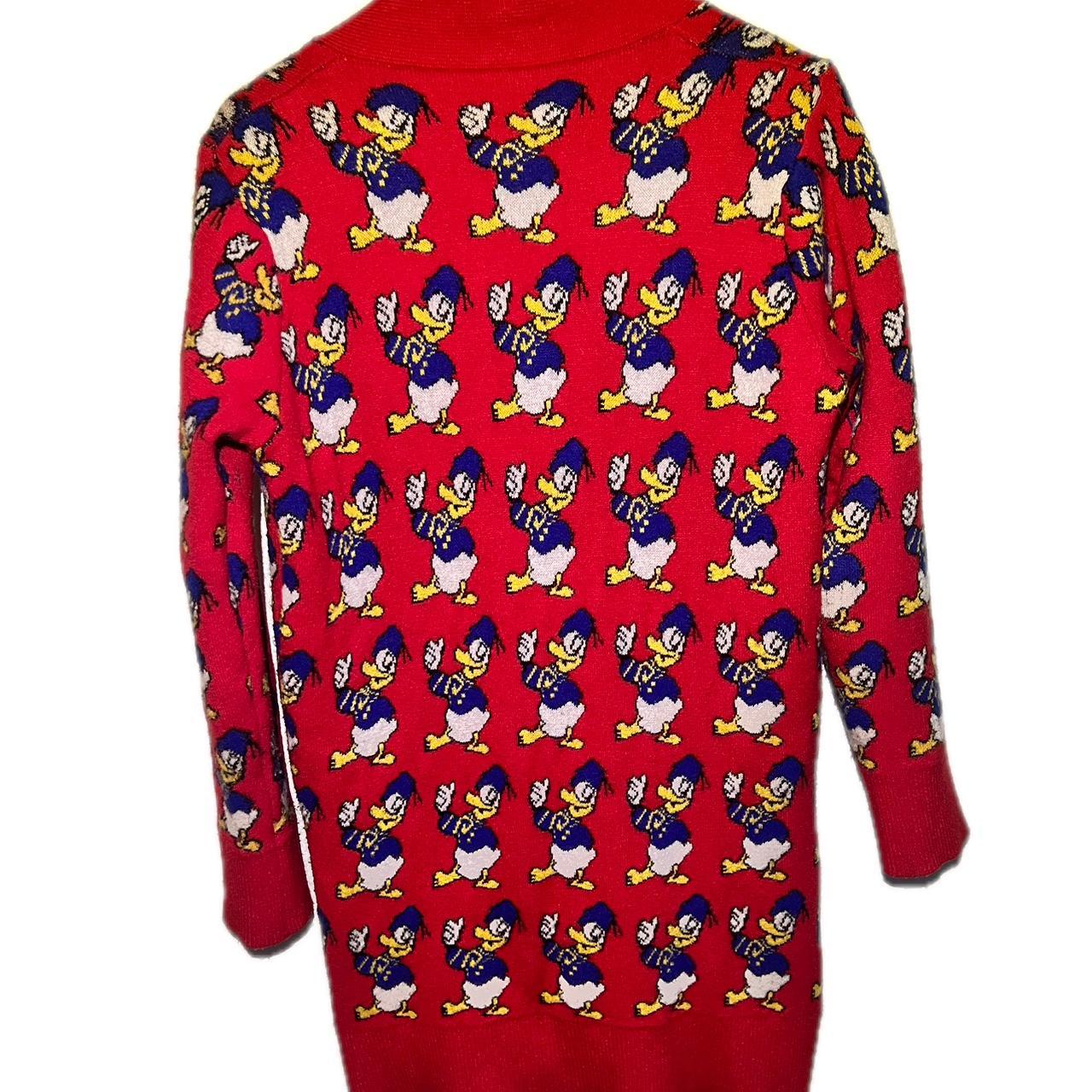 Sweater Pullover Gucci Donald Duck Cardigan Donald Duck Red