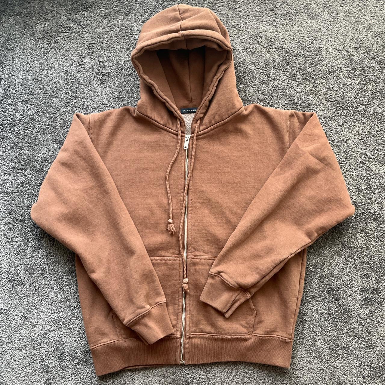 Brandy Melville zip up Fits like S Depop