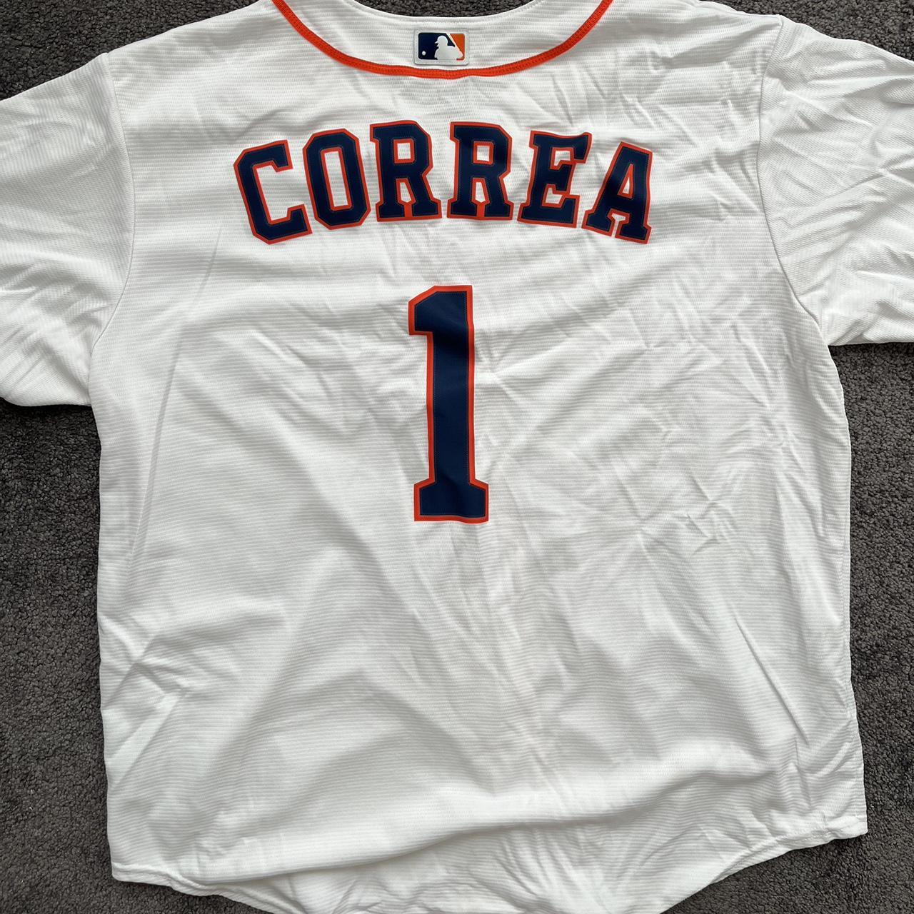 Men Astros Correa Short Sleeve Crew Neck T Shirt - Depop