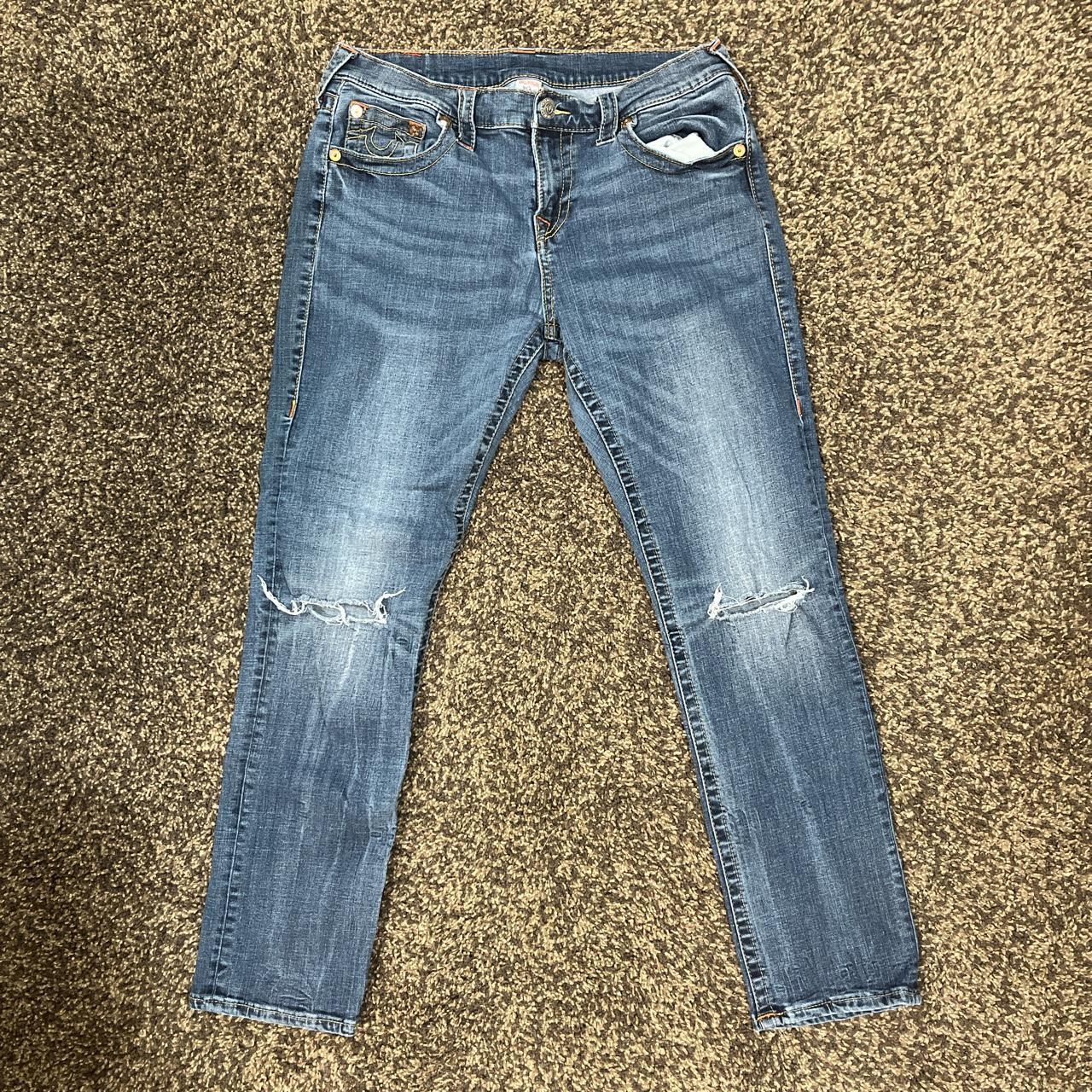 Y2K woman’s True Religion denim jeans Loose fit... - Depop