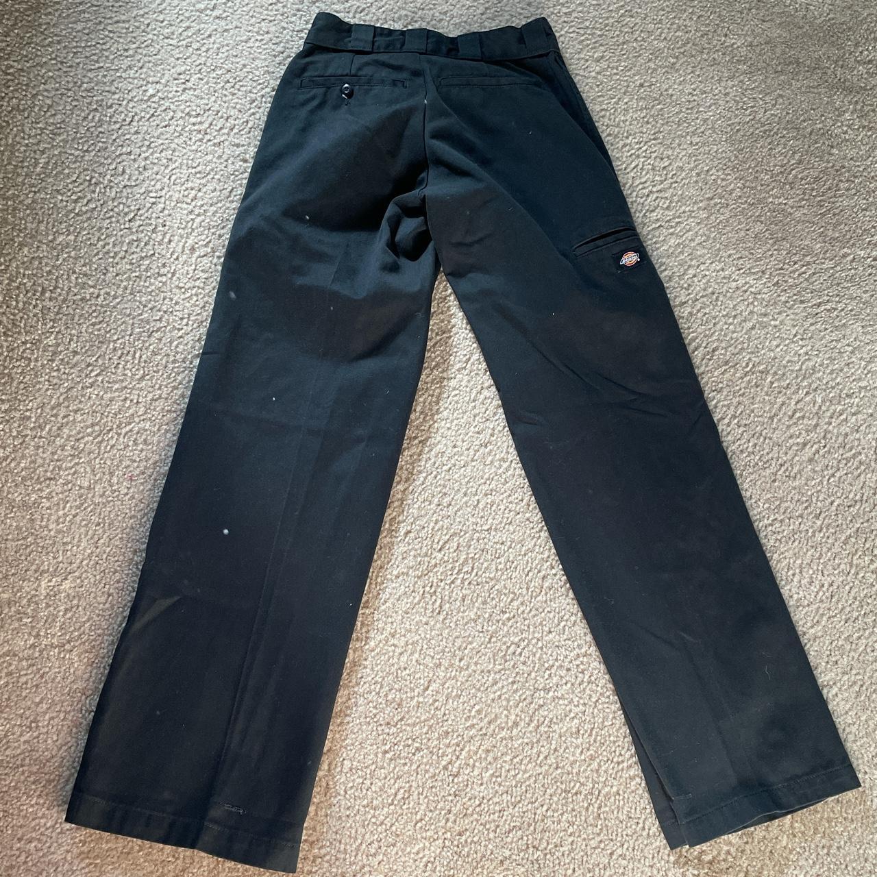 Vintage Dickies double knee Color - Black Size -... - Depop