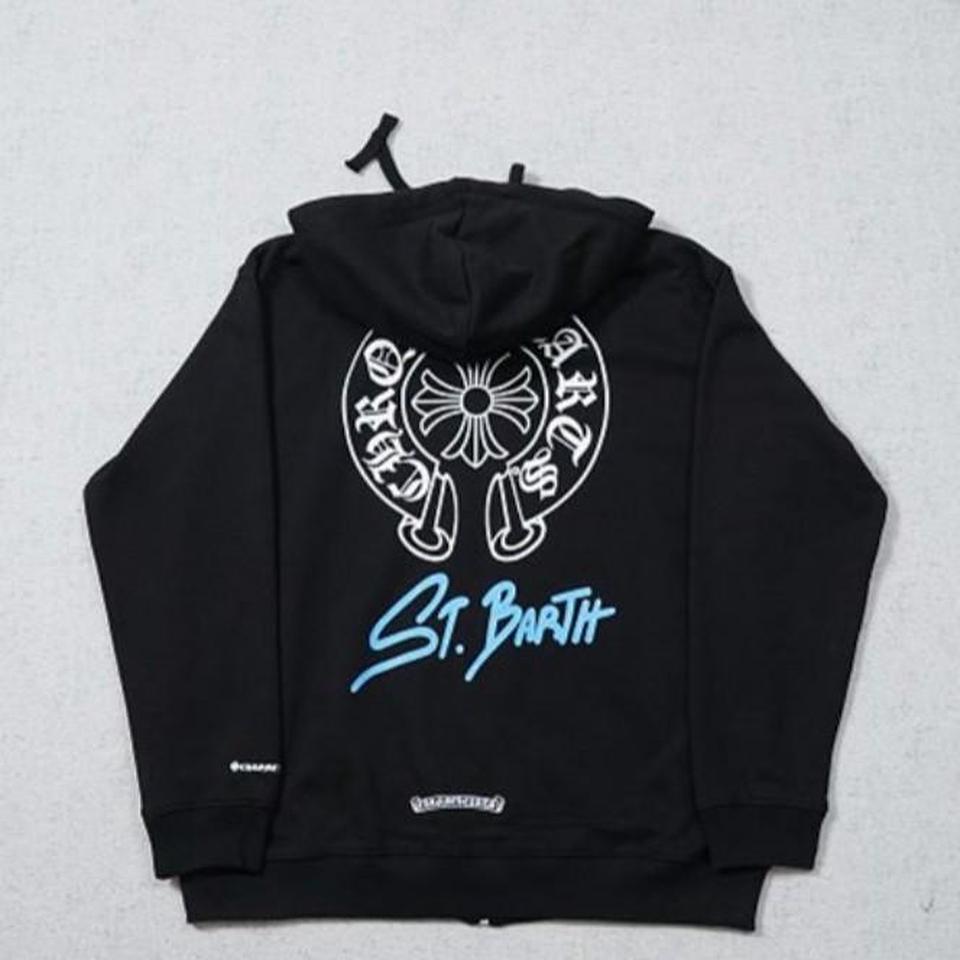 St. deals Barth Chrome hearts hoodie (Large)