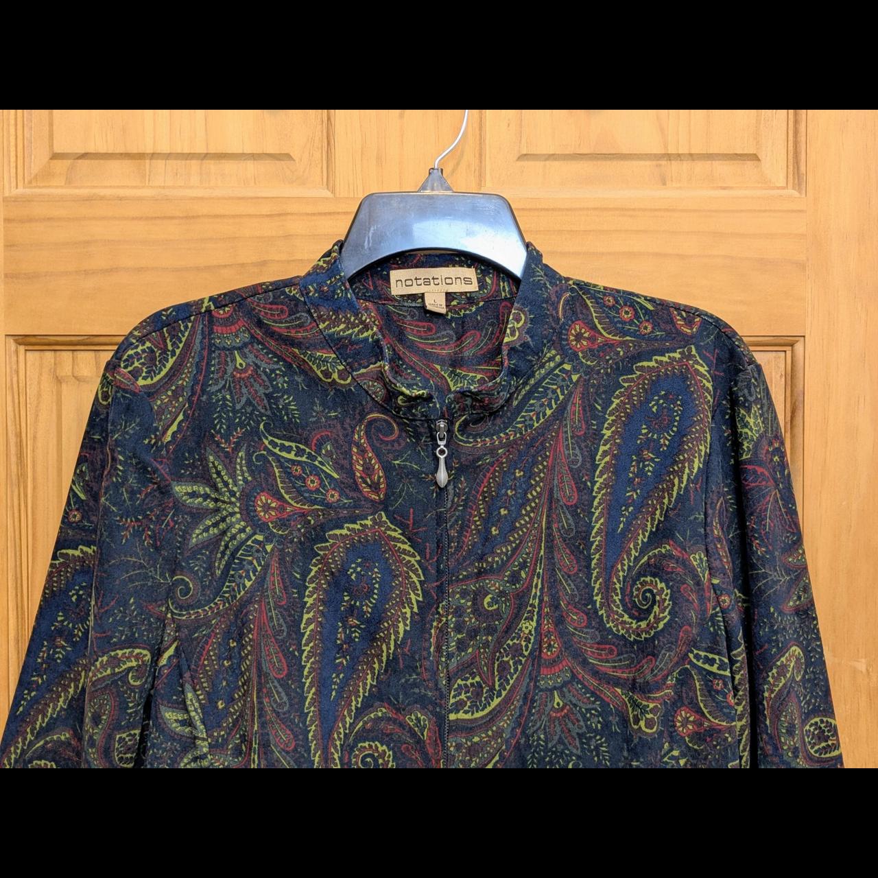 Notations Women's Jacket - Green/Multi - L – Nota… - image 6