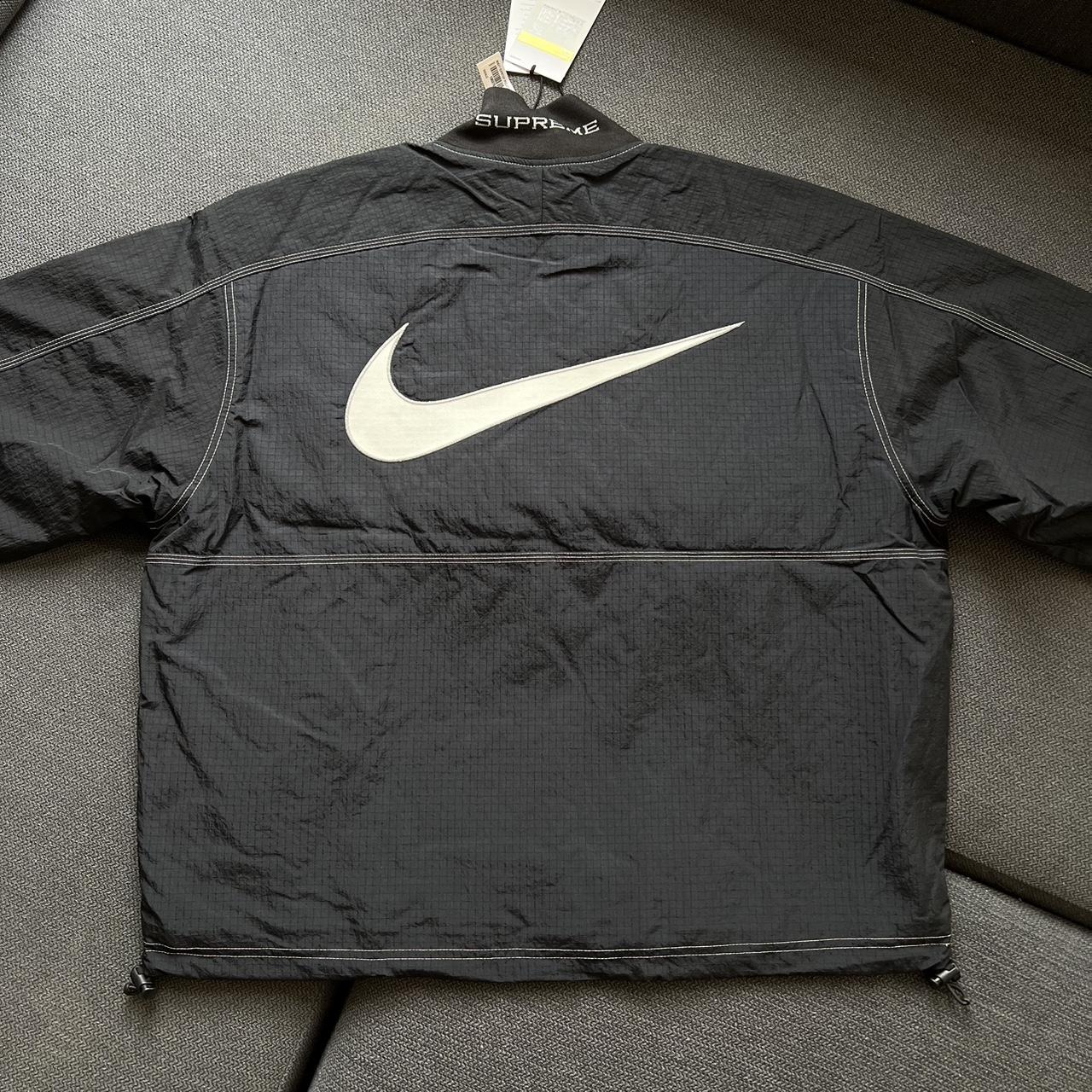 Nike x Supreme Ripstop Pullover Black , Size SMALL