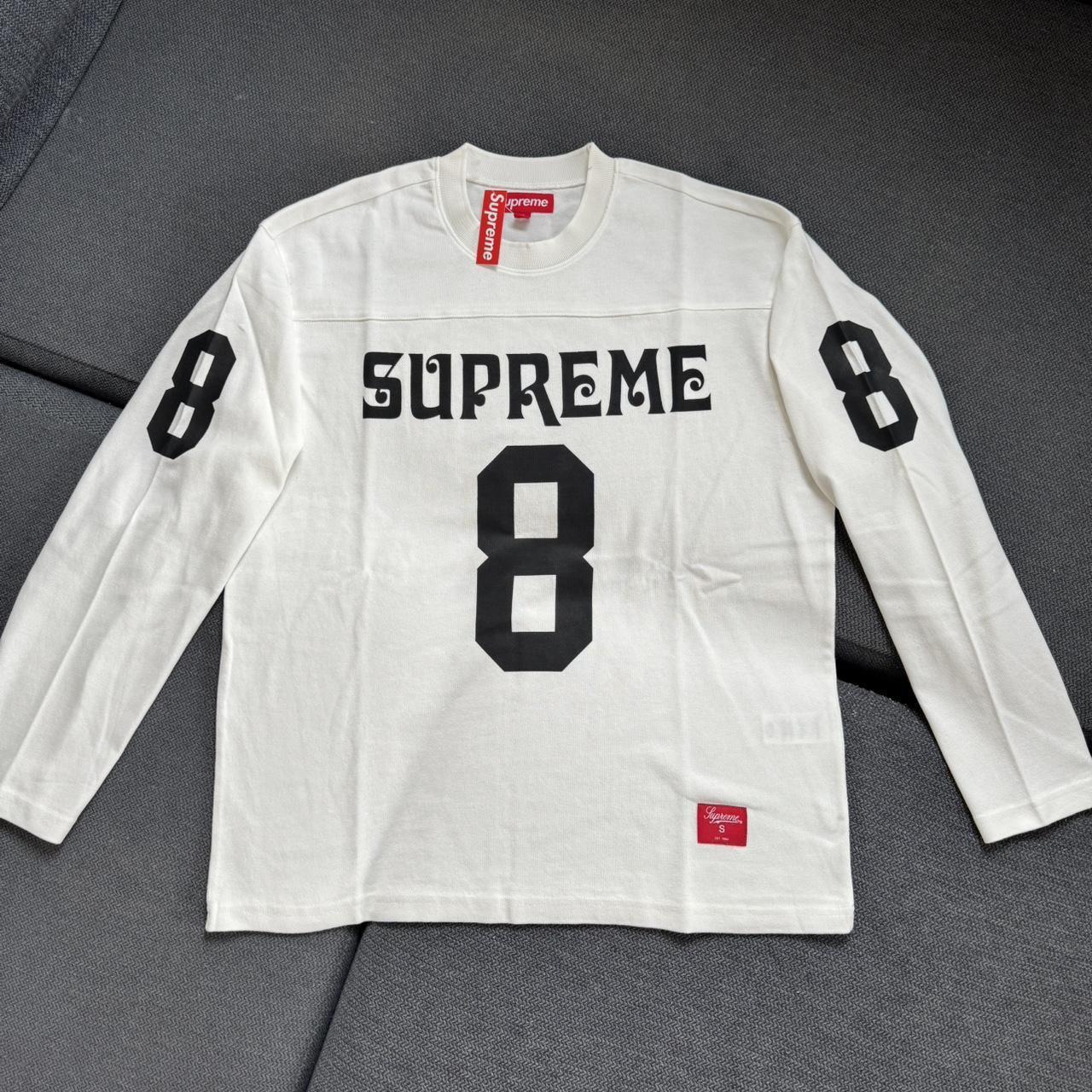 Supreme Martine Rose Football Jersey White | Depop