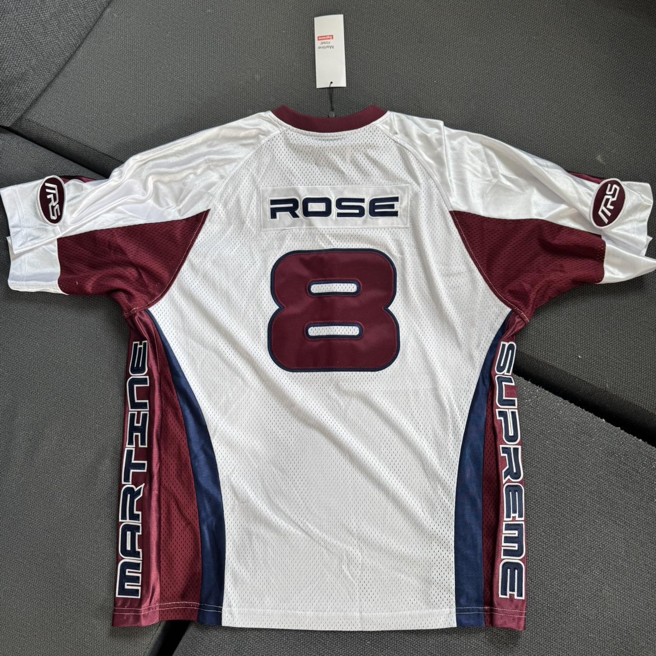 Supreme Martine Rose Football Jersey White | Depop Supreme Martine Rose Football Jersey White | Depop
