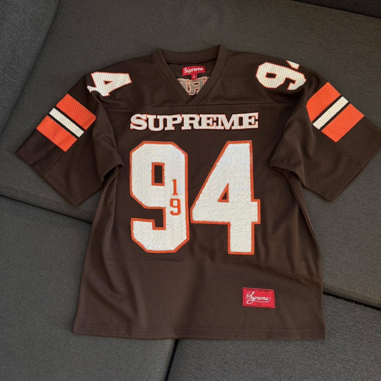 Supreme Martine Rose Football Jersey White | Depop