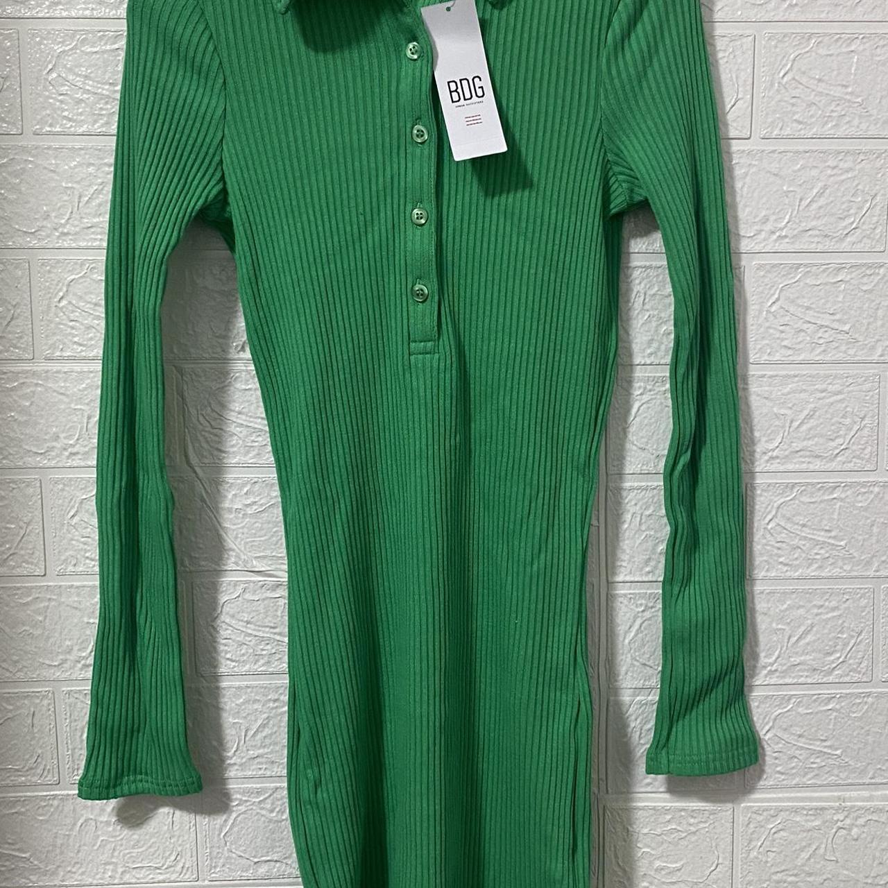 Urban Outfitters Women's Green Dress Depop
