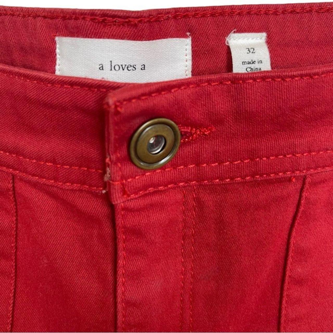 A Loves A Women's Red Trousers (3)