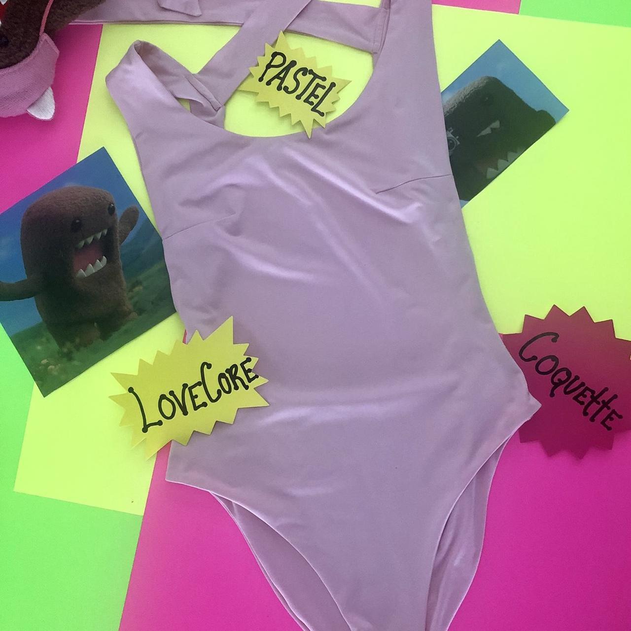 Barbie Women's Pink Bodysuit | Depop
