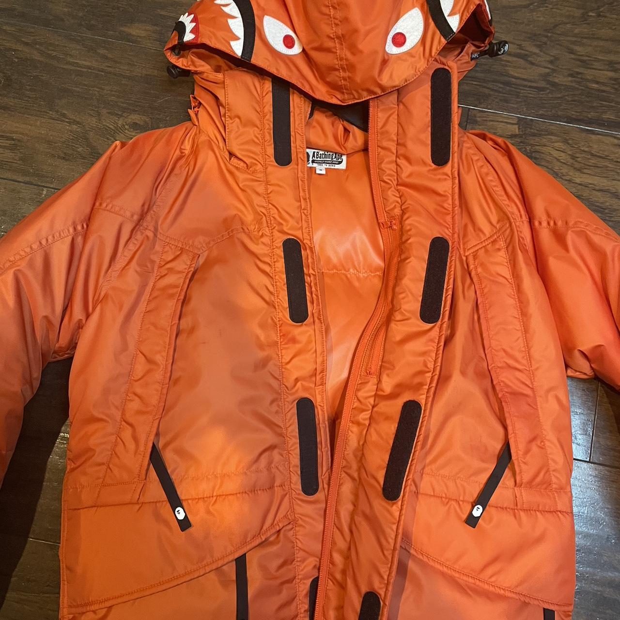 Bape sale orange jacket