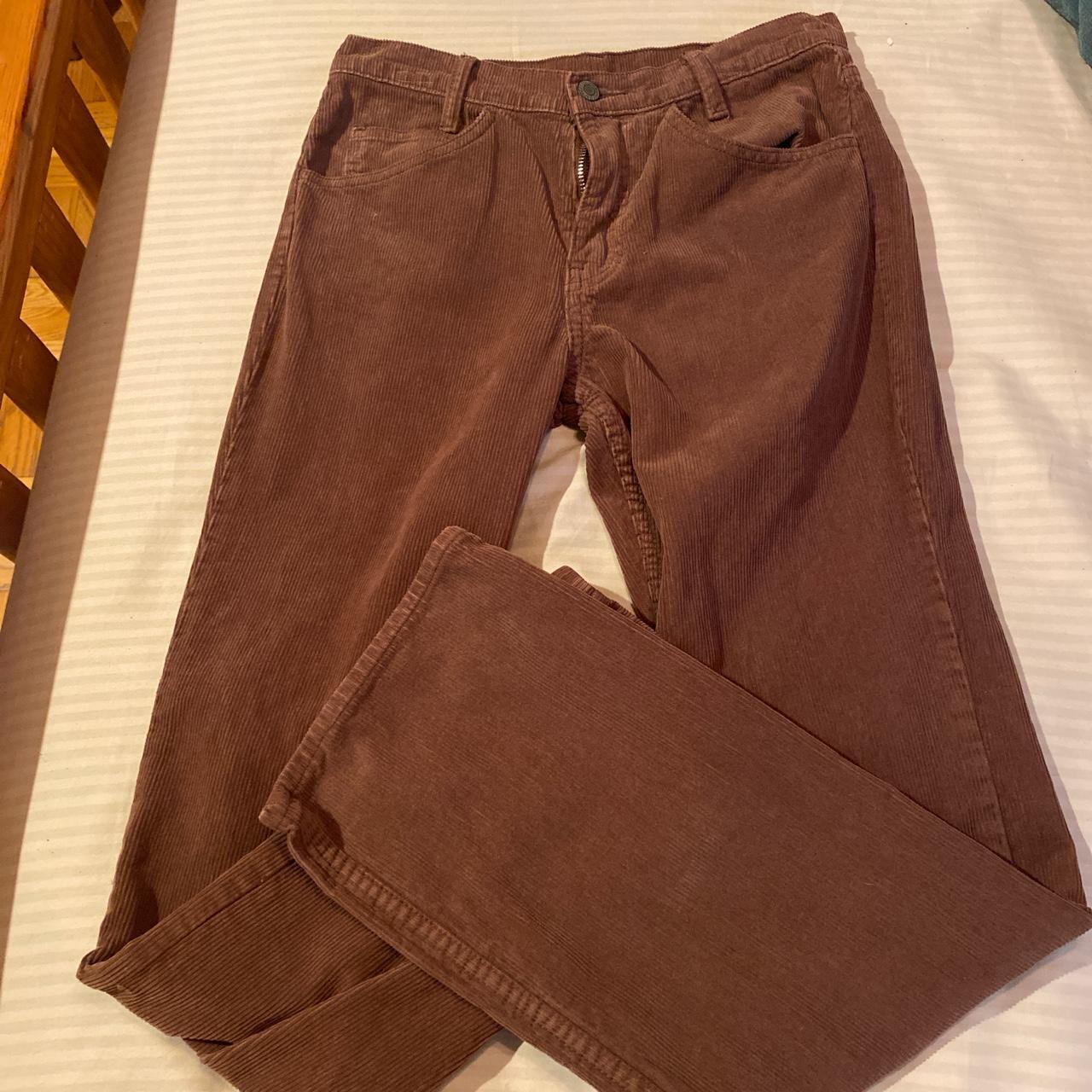 Brandy Melville Women's Brown Trousers Depop