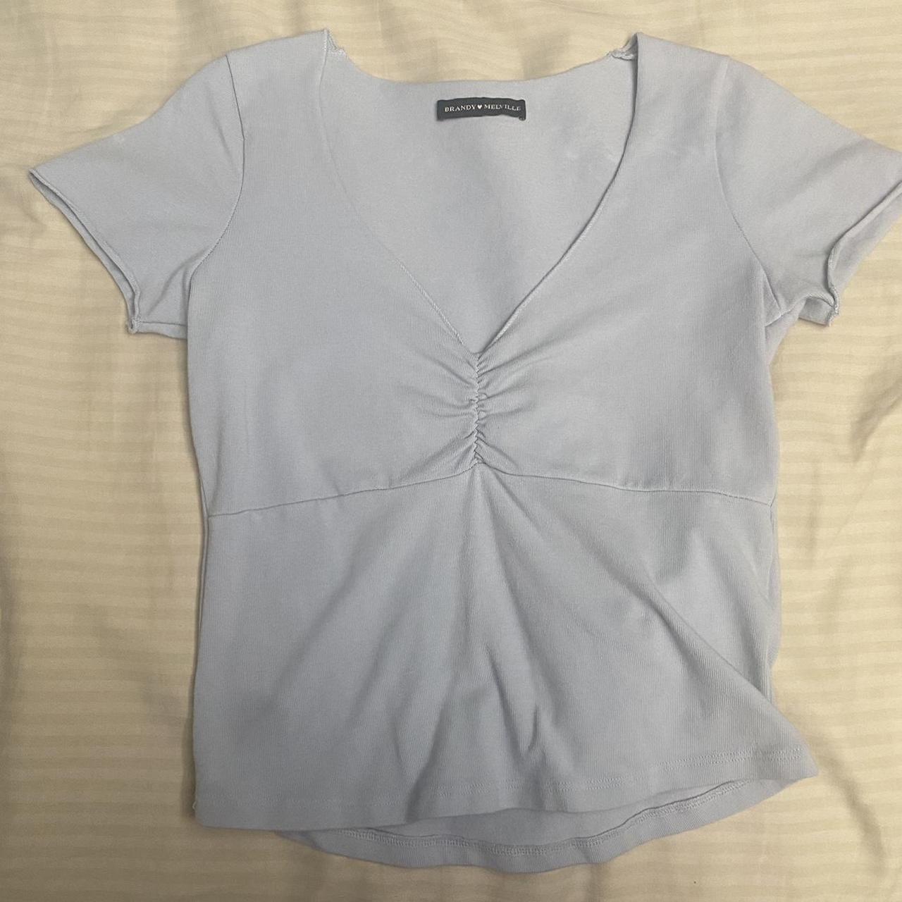 Brandy Melville Blue Gina Top ♡ Worn 12... Depop