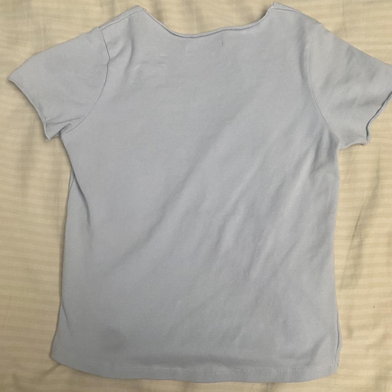 Brandy Melville Blue Gina Top ♡ Worn 12... Depop