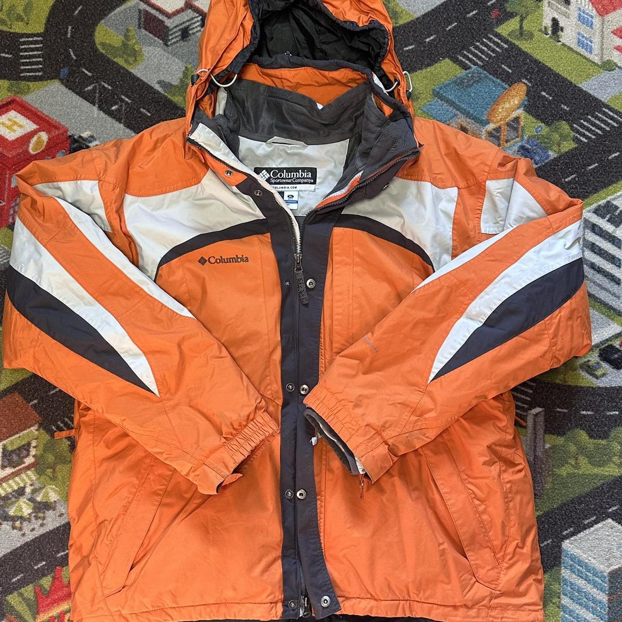 90s Columbia Core Interchange Jacket Waterproof. Depop