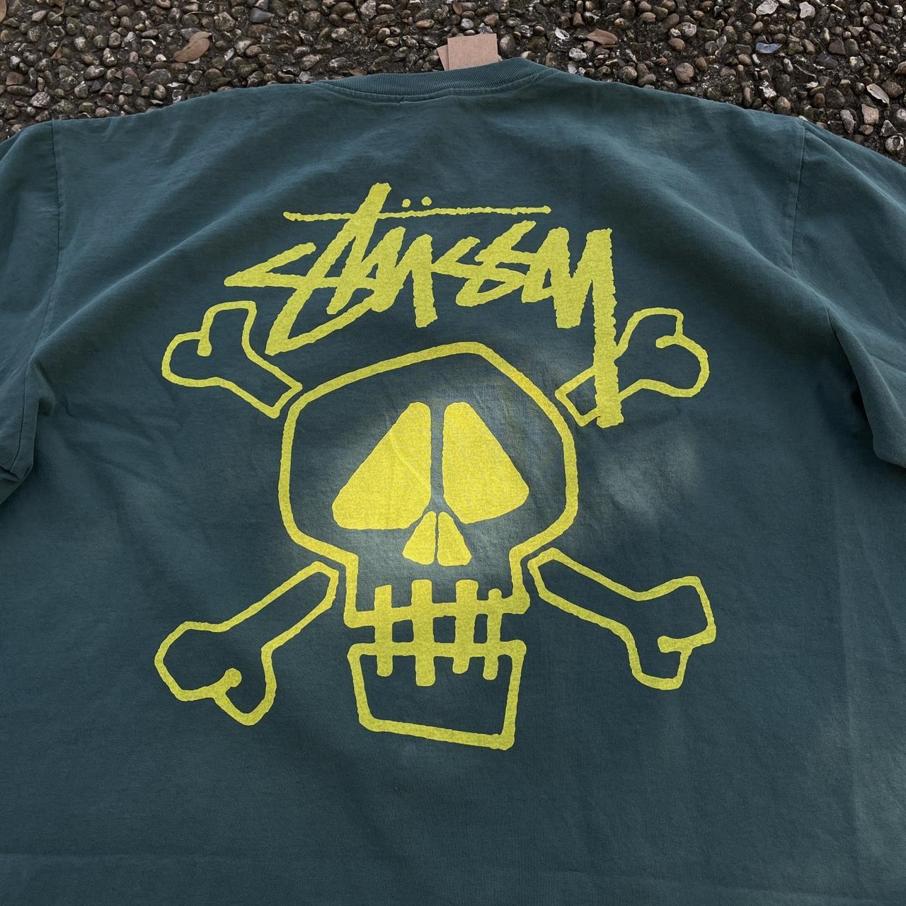 Stussy Skull & Bones Pigment Dyed Tee Had it for a... - Depop