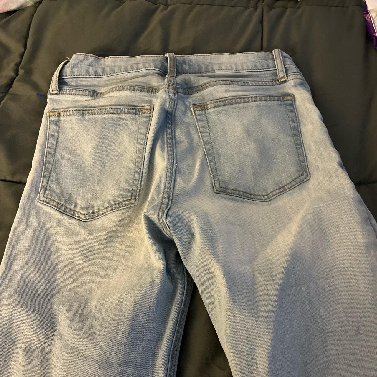 Light Wash Straight Cut Jeans From GAP. Size... - Depop