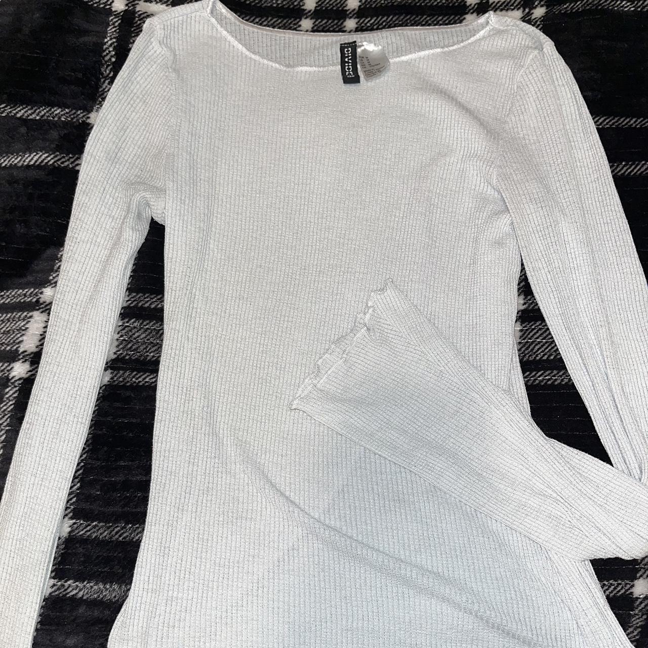 H&M White shirt See through Size M Like new Depop