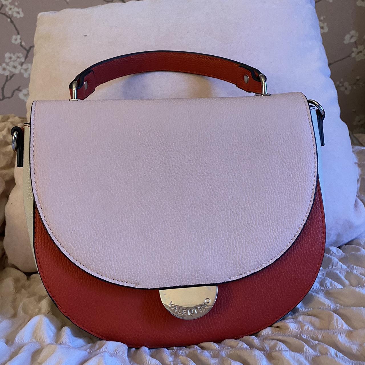 Mario Valentino Large Red Pink Shoulder