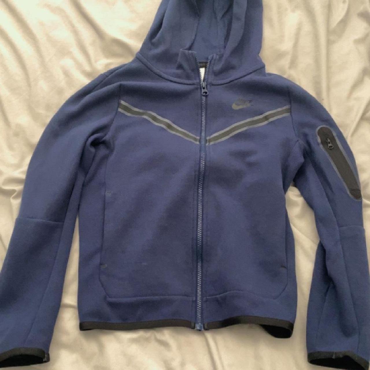 Navy blue Nike tech fleece junior size M Depop