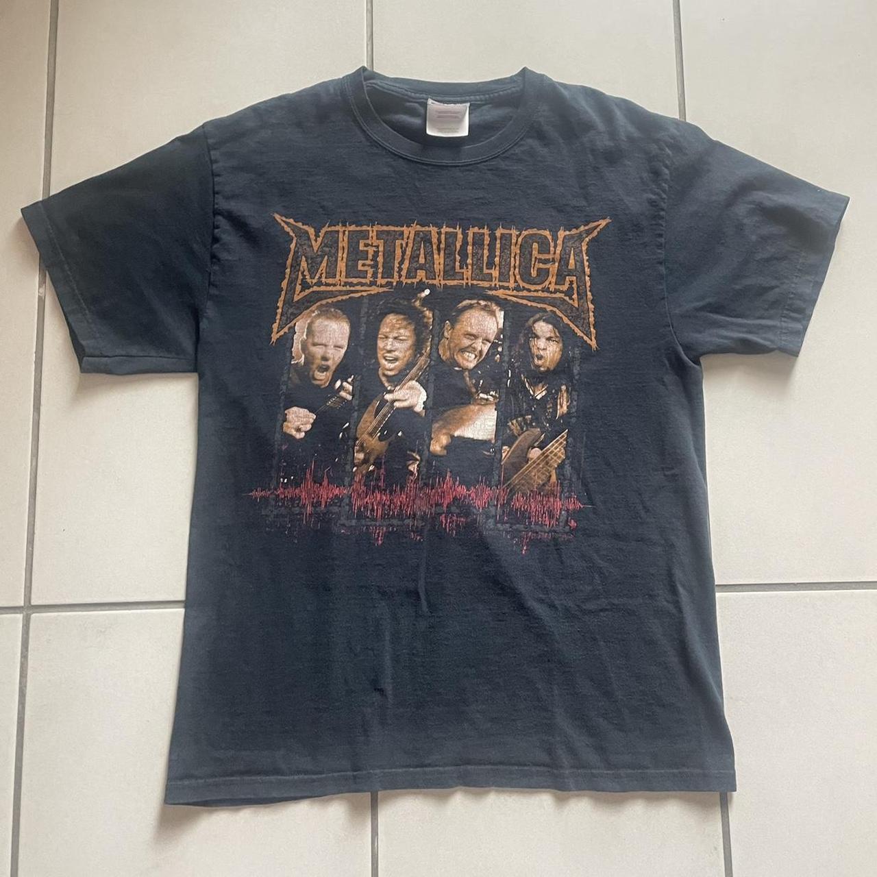 VINTAGE 90s METALLICA Band Hanes Heavyweight Size...