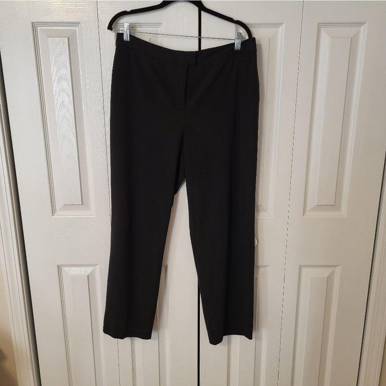 NWOT Talbots stretch black dress pants, size 14, no - Depop