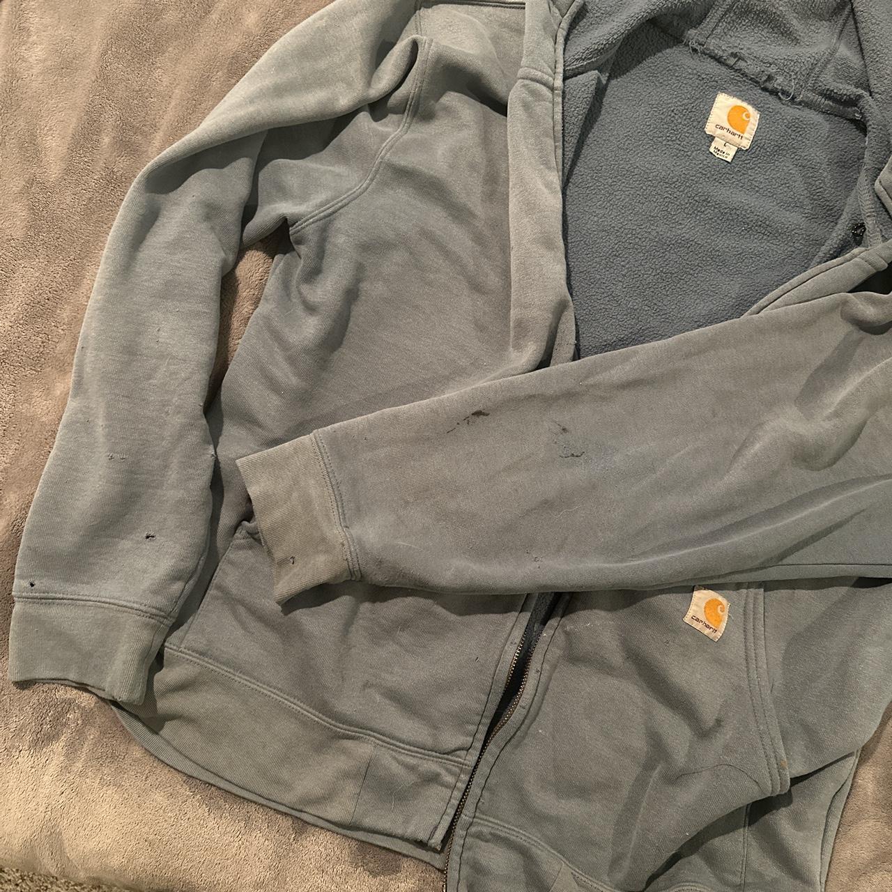 Old Carhart sweatshirt, no zipper - Depop