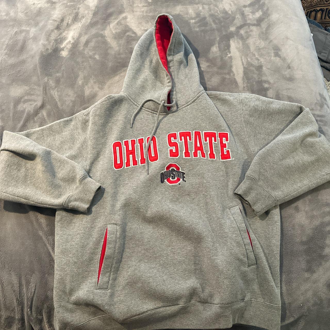 Vintage Ohio state hoodie, size XL fits a little small - Depop