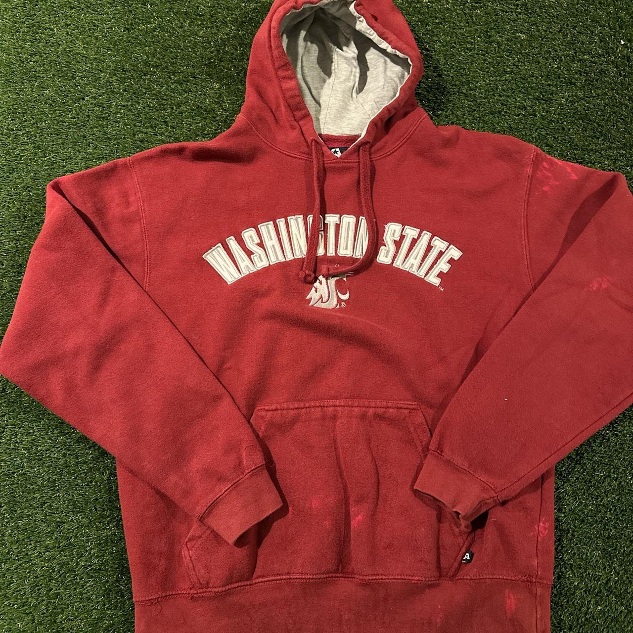 Cool Washington State College hoodie, size large - Depop