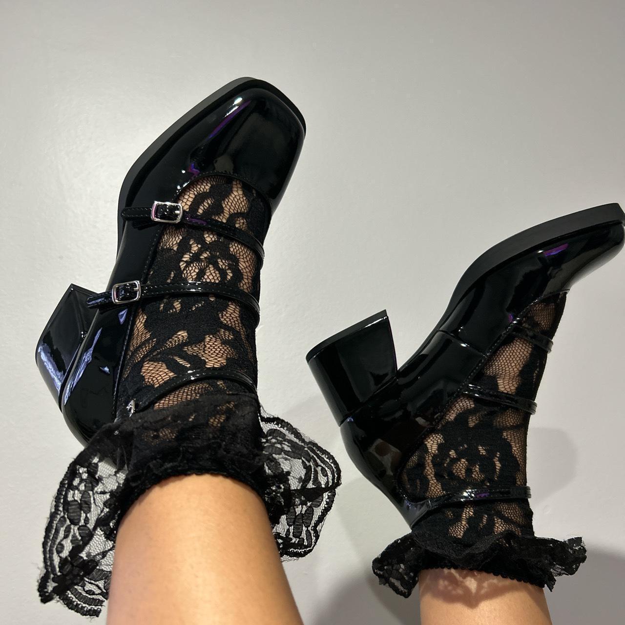 three strap mary janes