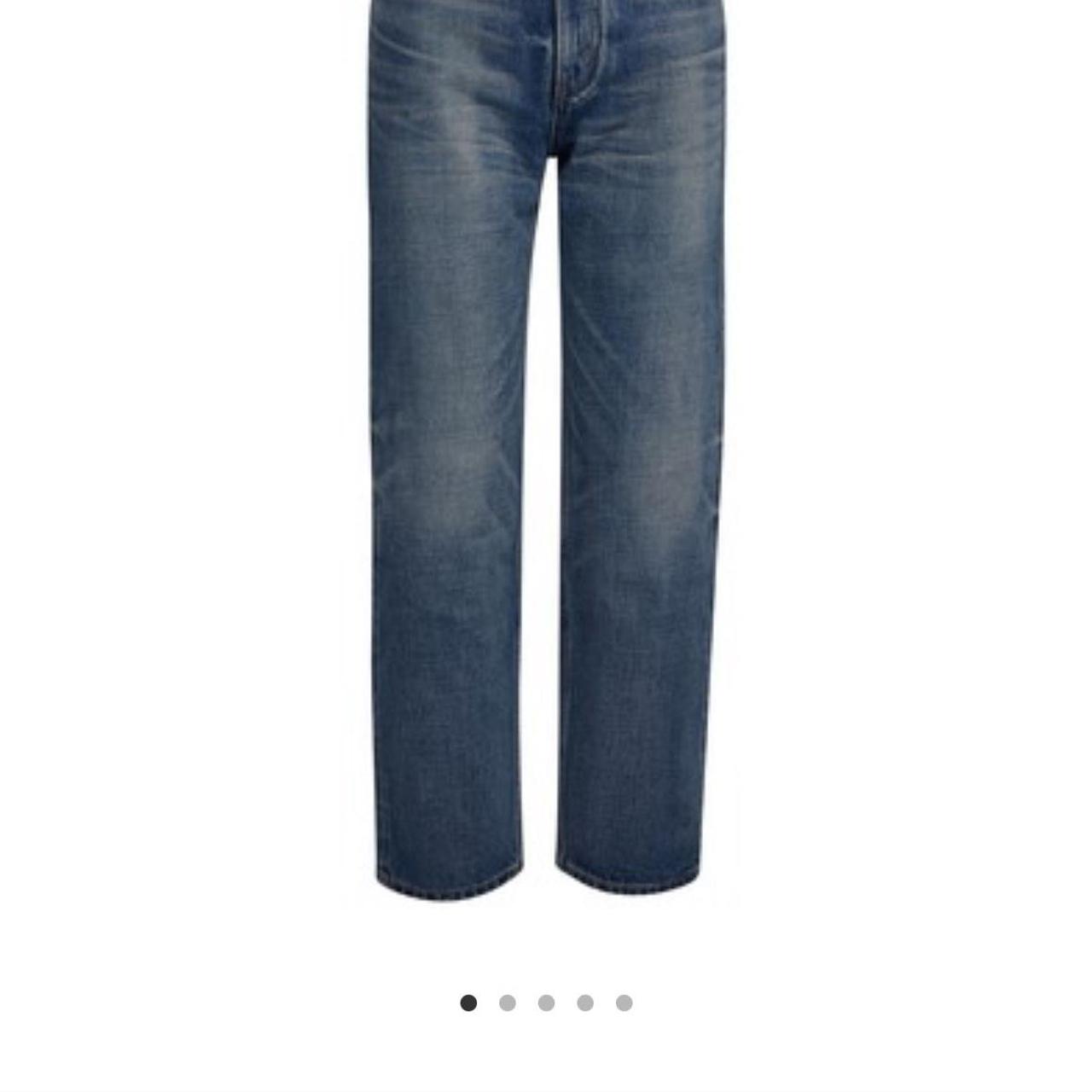 【CELINE】ジップフライジーンズ \"JEANS MARGARET\" CELINE セリーヌ ジップフライジーンズ JEANS MARGARET ブルー
