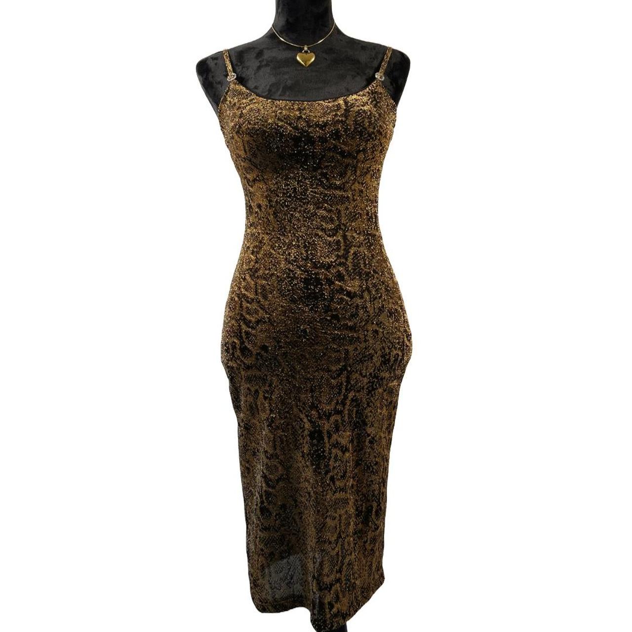 Planet gold dress hotsell