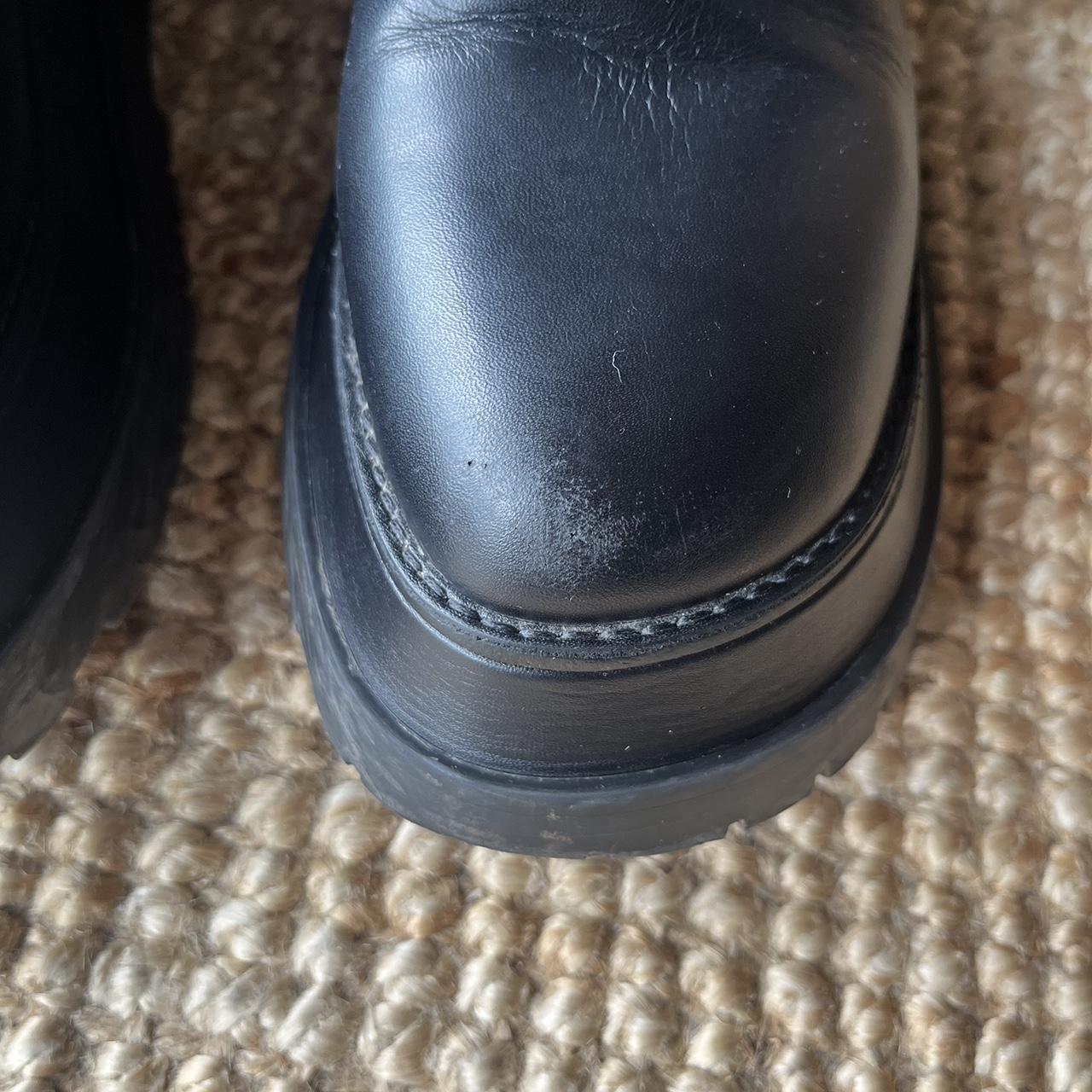 Burberry black Chucky boots size 4 - Depop