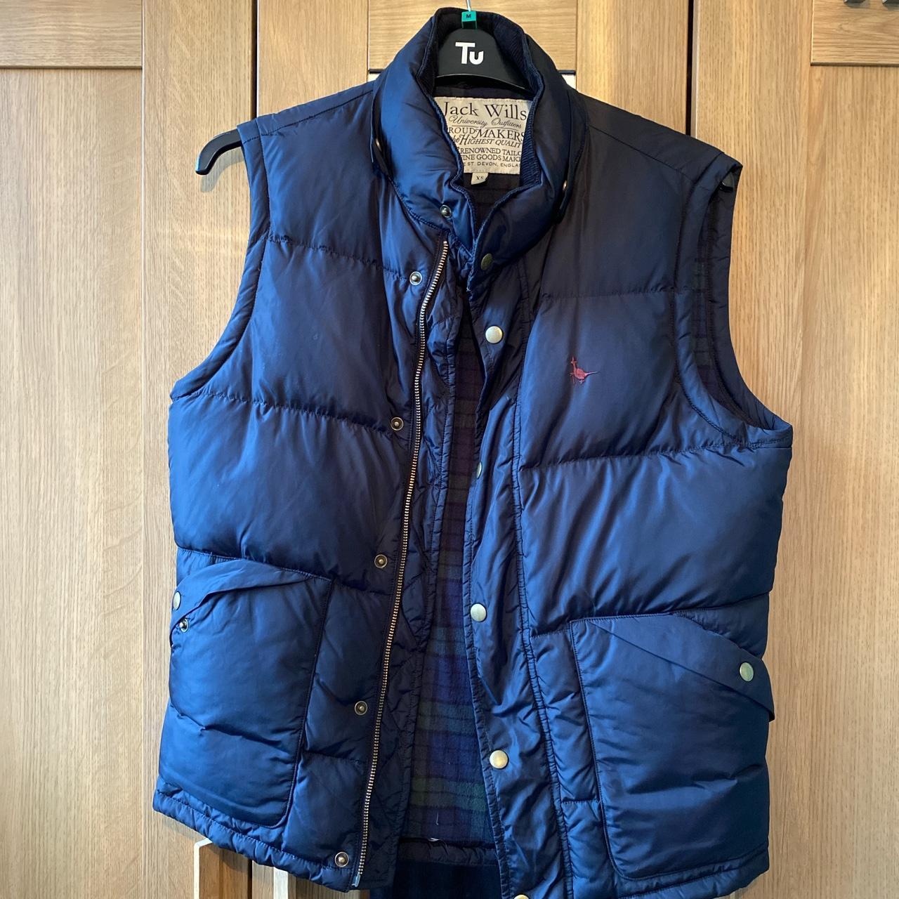 Jack wills navy on sale gilet