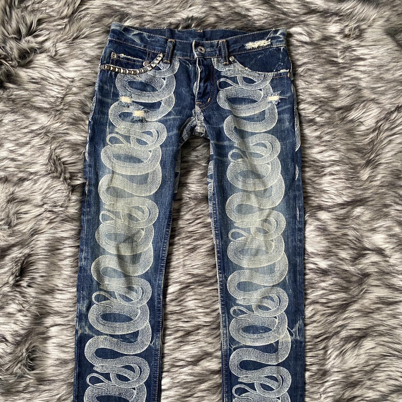 Rare women's hysteric glamour snake denim A rare... - Depop