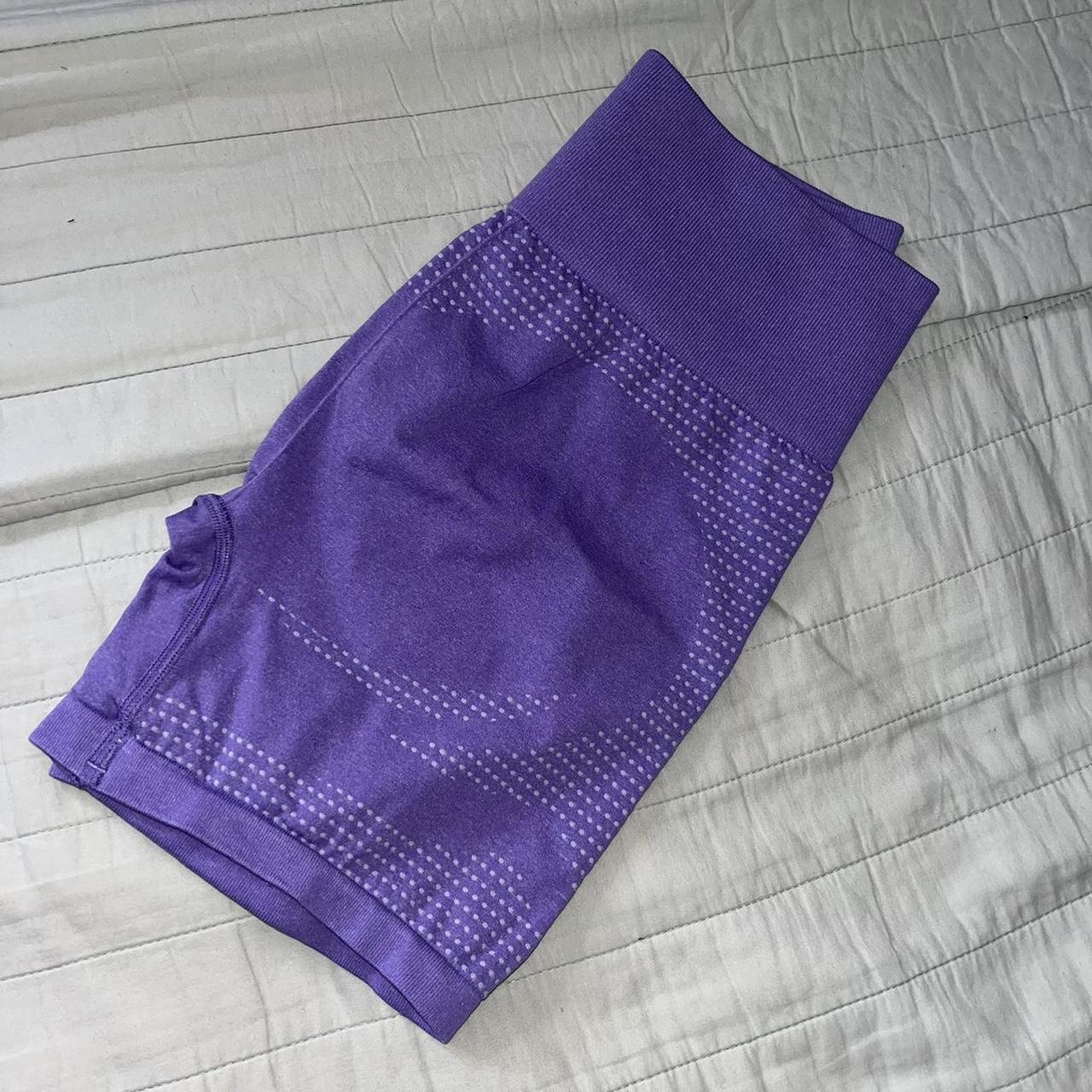 Gymshark Vital Seamless 2.0 Shorts - Digital Violet Marl