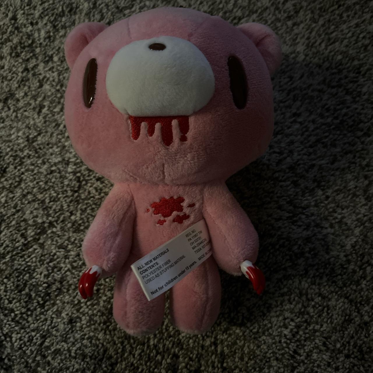 Small Gloomybear Plushie Spencer’s Emo Pink Cute - Depop