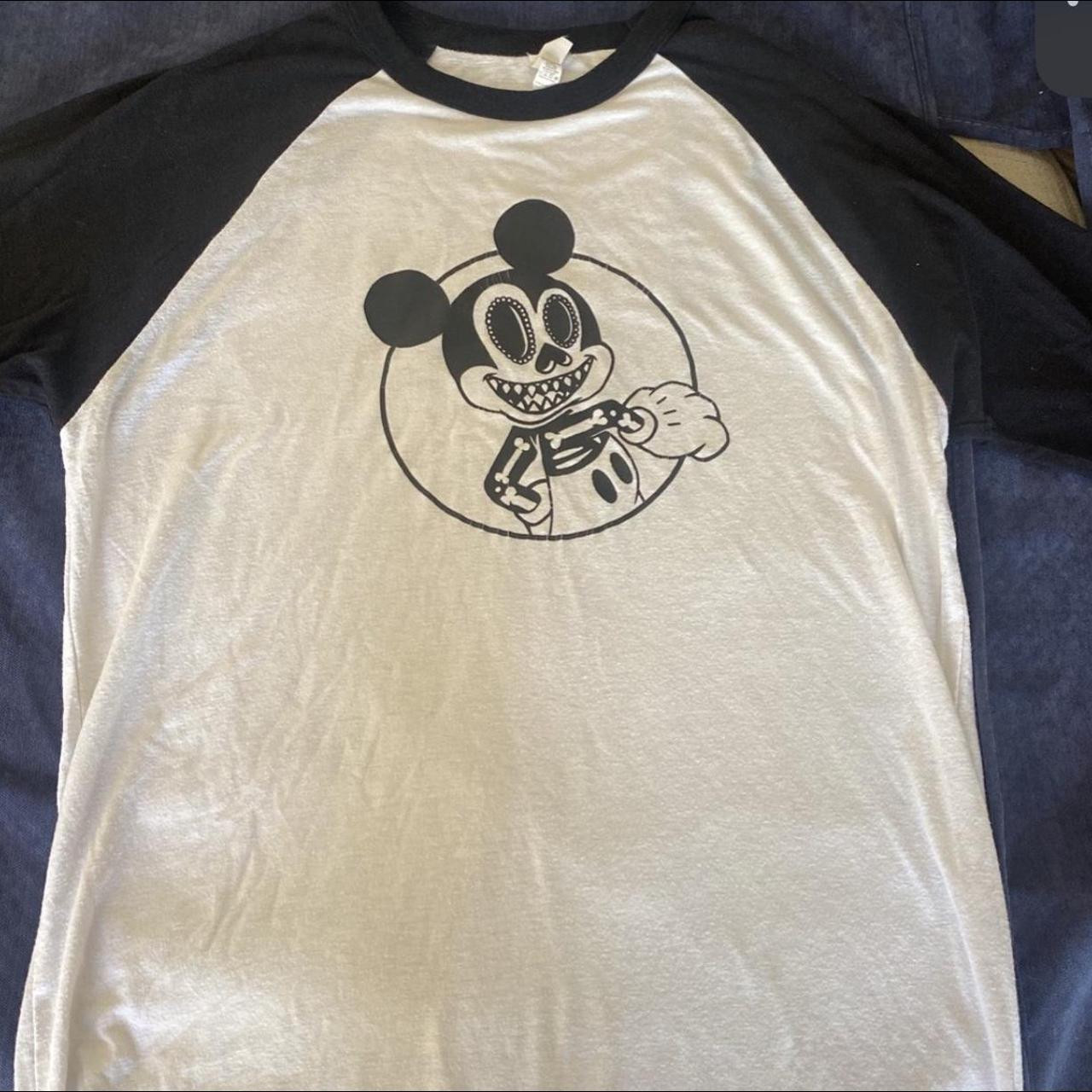 Mickey Day of the Dead Mickey T-shirt #Mickey... - Depop