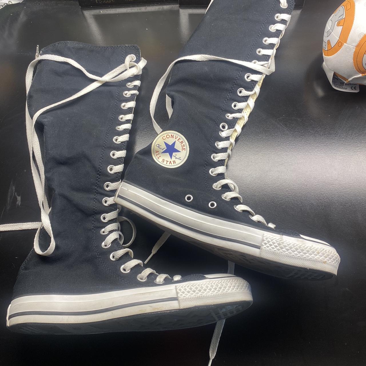 Knee high-converse - Depop