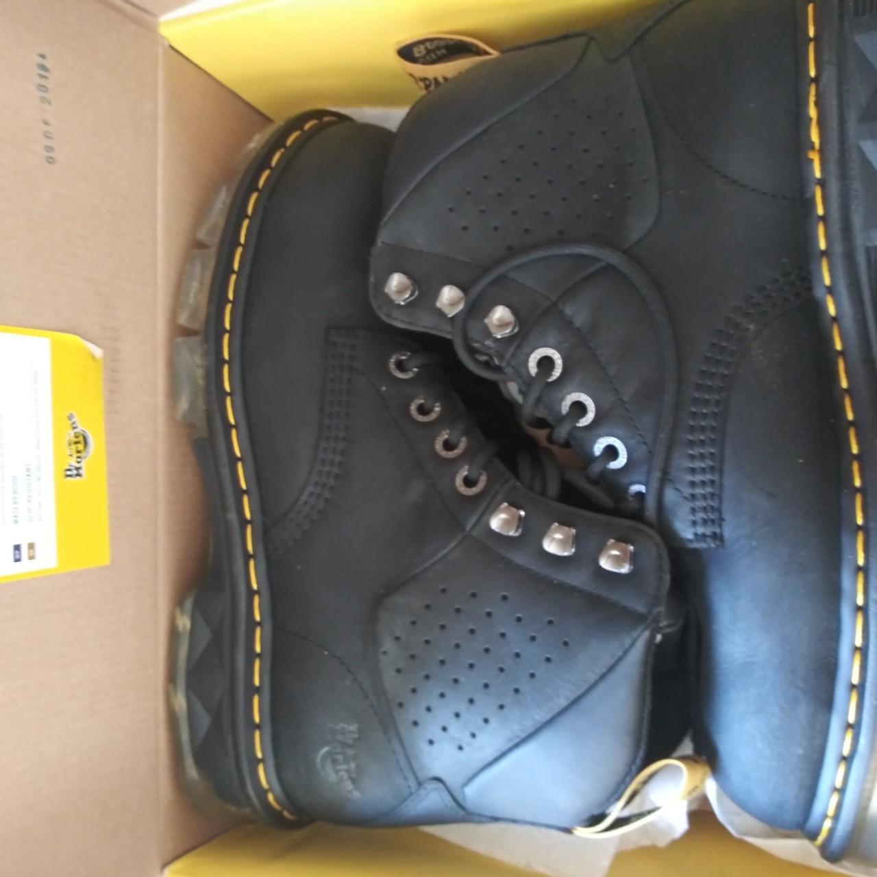 Men's dr. martens industrial britton steel toe hotsell work boots