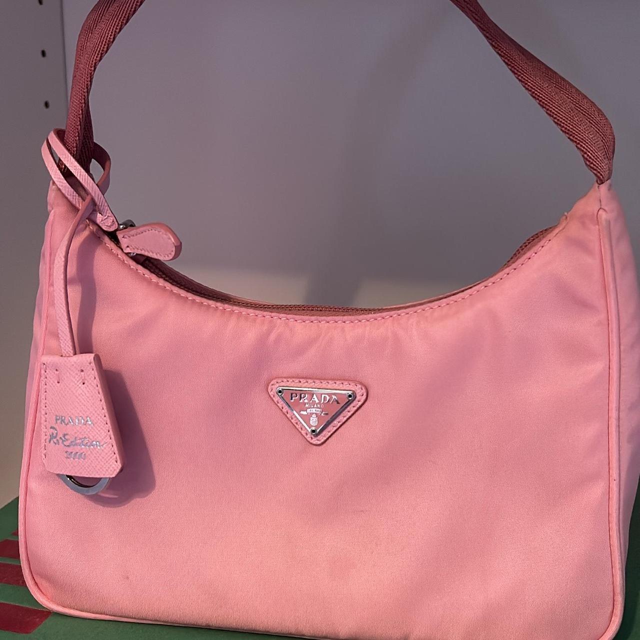 Prada pink small bag best sale