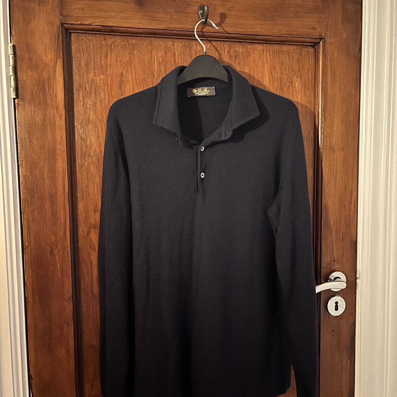 Loro Piana baby cashmere polo shirt size 50/