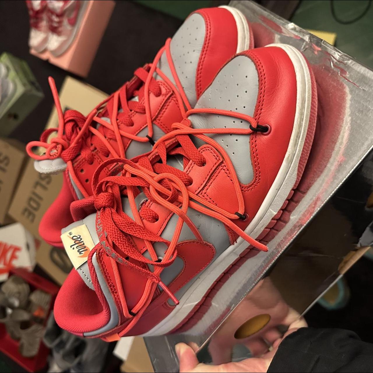 sb dunks off white