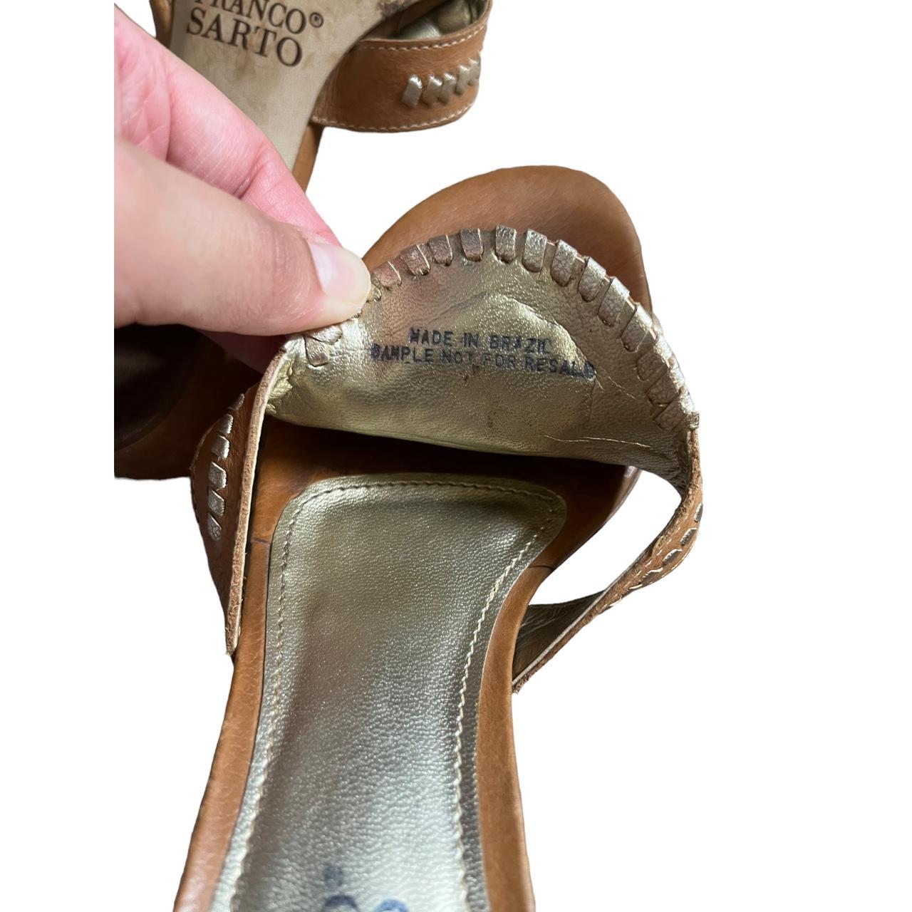 Franco sarto blue store sandals