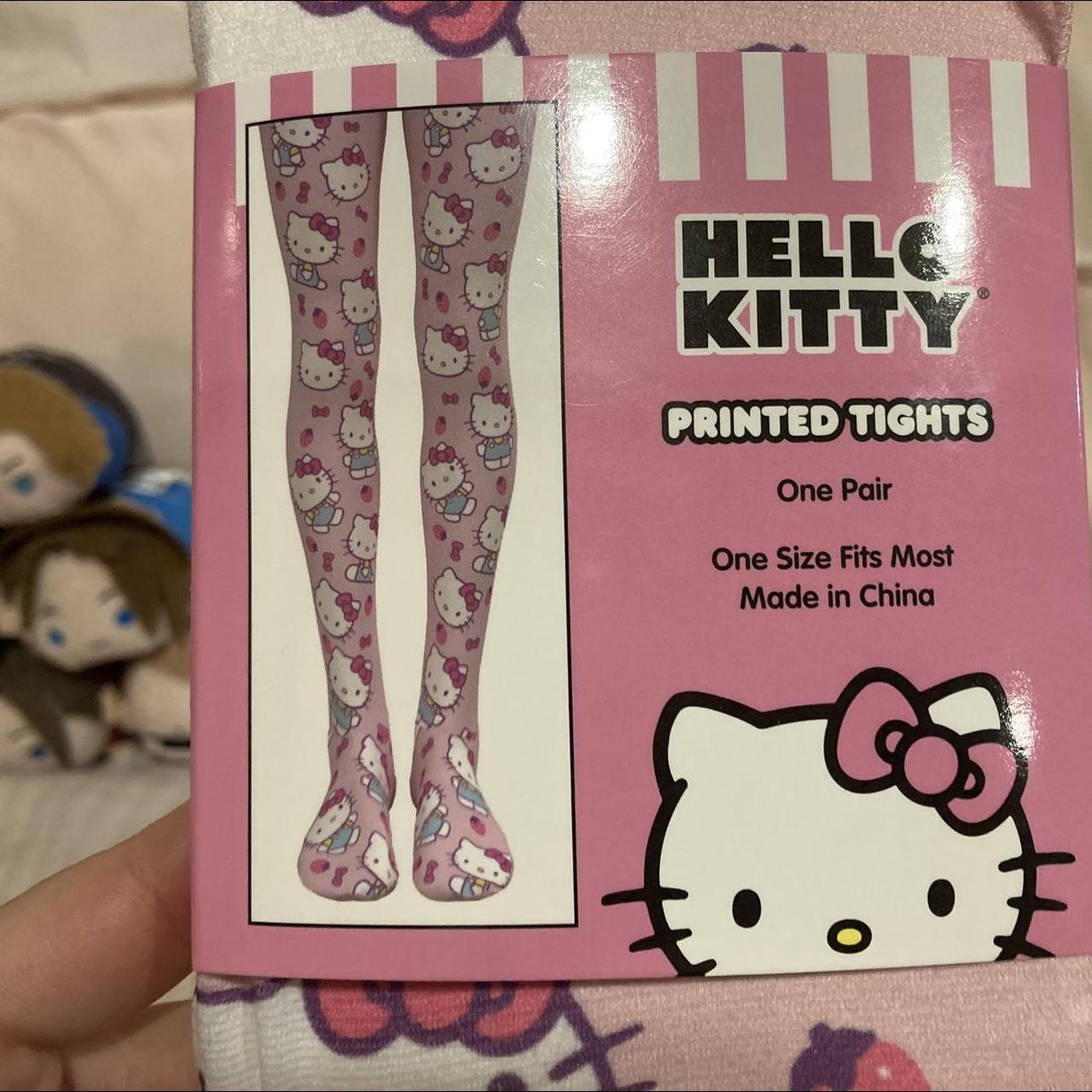 Hello Kitty Tights With Strawberries Super Cute Depop