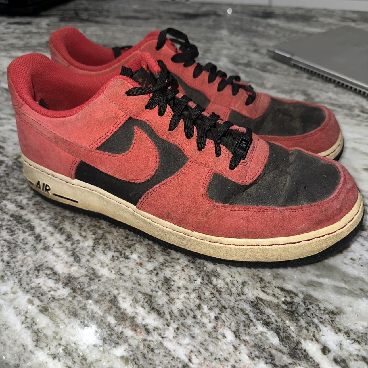 Nike Air Force 1 Low Reverse Bred Suede Mens Size. Depop