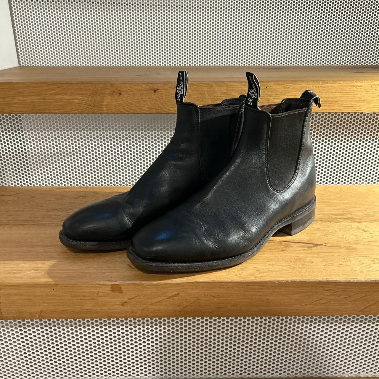 RM Williams Men's Black Boots | Depop