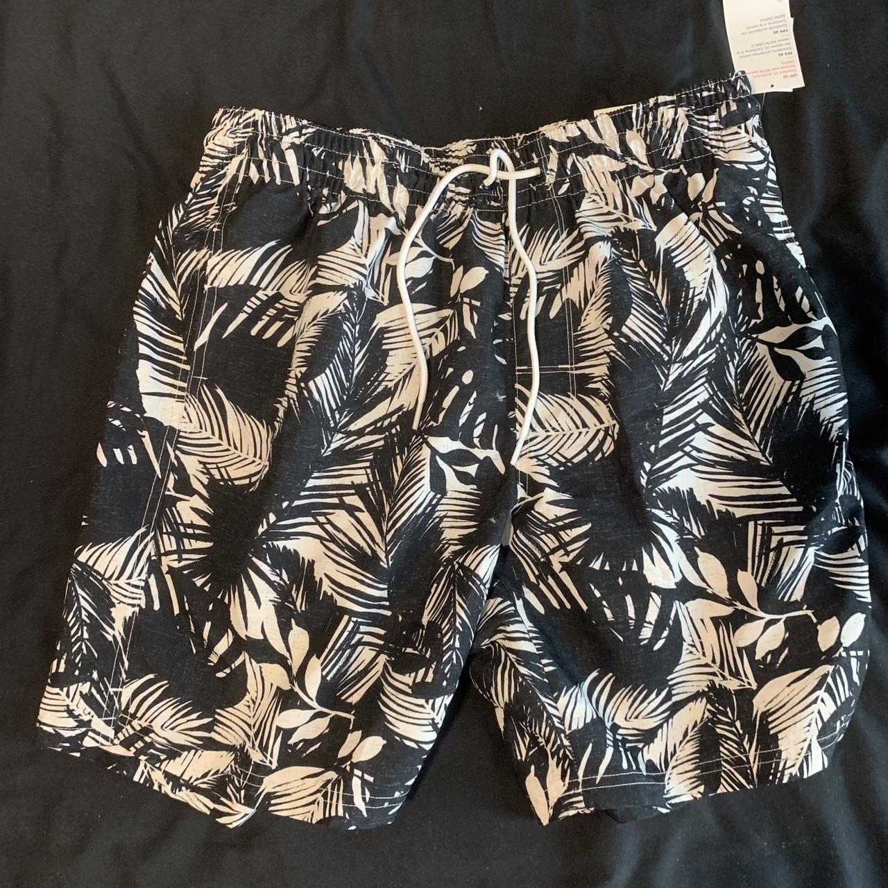 Tropical swim shorts Never been worn but perfect... - Depop