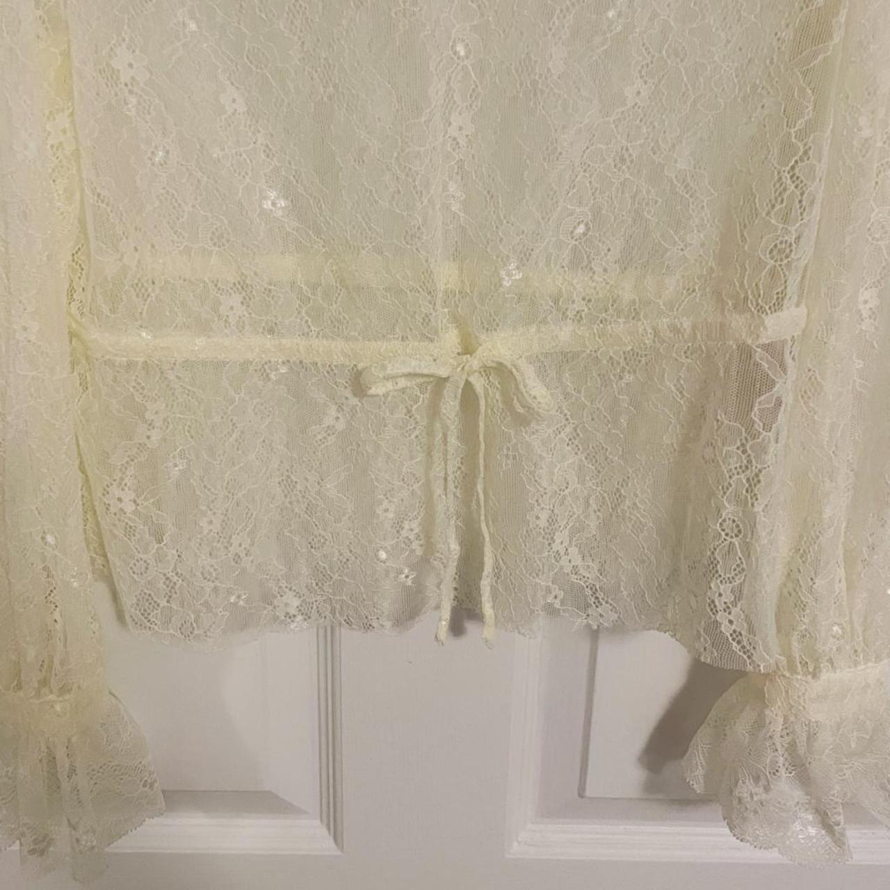 Source Unknown Women's Blouse - Cream - S – Japan… - image 4