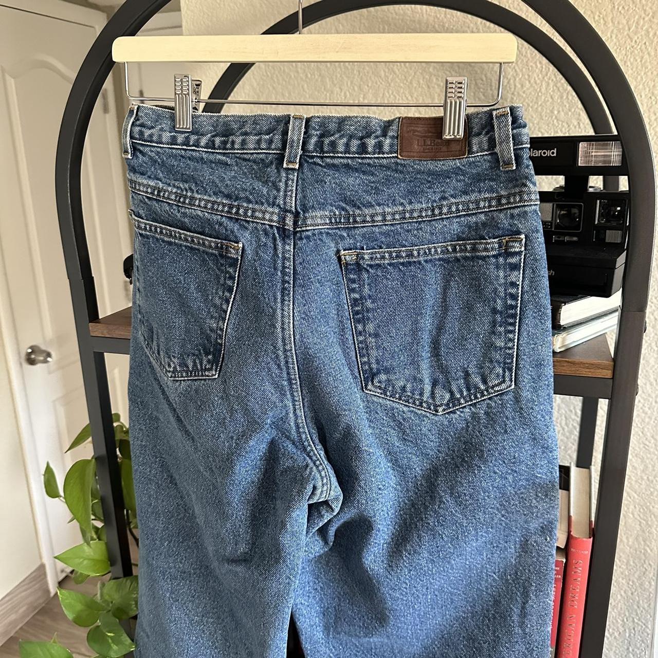 Vintage LL Bean Jeans Mens Size 30x36 Flannel... Depop